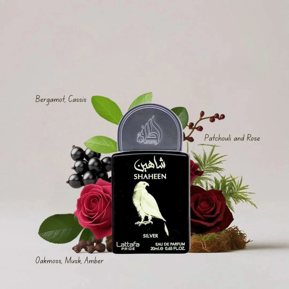 Lattafa Pride Eau de Parfum gift set with five 20ml bottles, featuring elegant packaging and a variety of fragrance options.