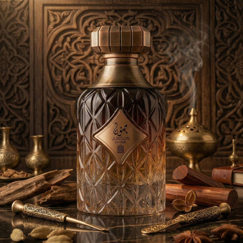 Junoon Extreme Eau De Parfum Spray 100ml (3.4 oz) By Aura Fragrances (Velvet Pouch)