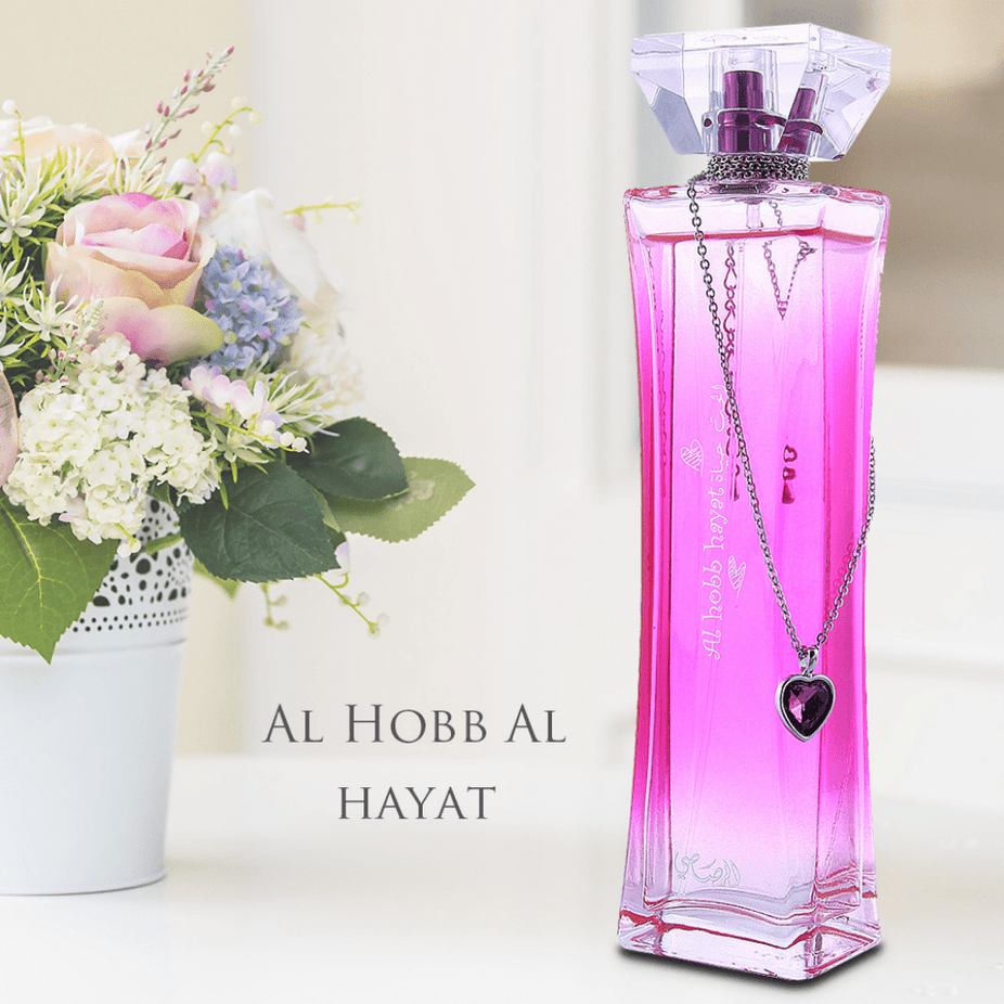 Al Hobb Hayat for Women EDP-100ml by Rasasi - Intense oud