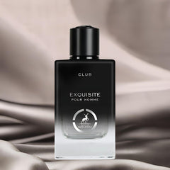 Exquisite Club Pour Homme Eau De Parfum Spray 100ML (3.4 OZ) by Maison Alhambra | A Fresh, Spicy Start with Floral Elegance & a Warm, Smooth Finish. - Intense Oud