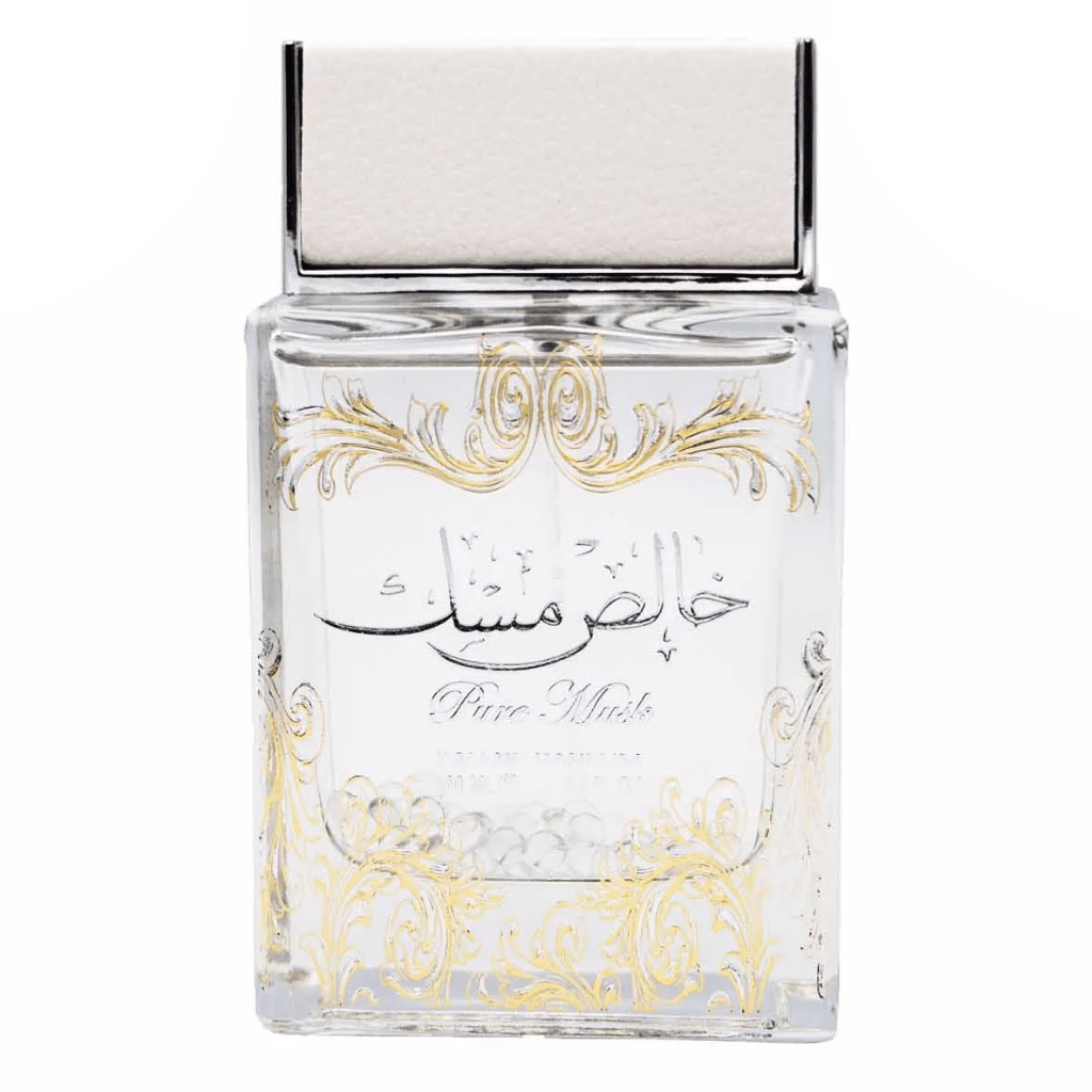 Pure Musk Eau De Parfum Spray 100ML (3.4 OZ) by Lattafa (Velvet Pouch) - Intense Oud