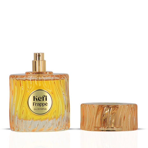 Kefi Frappe Eau de Parfum Spray 100ml (3.4 oz) by Elite Risala (Velvet Pouch) - Intense Oud