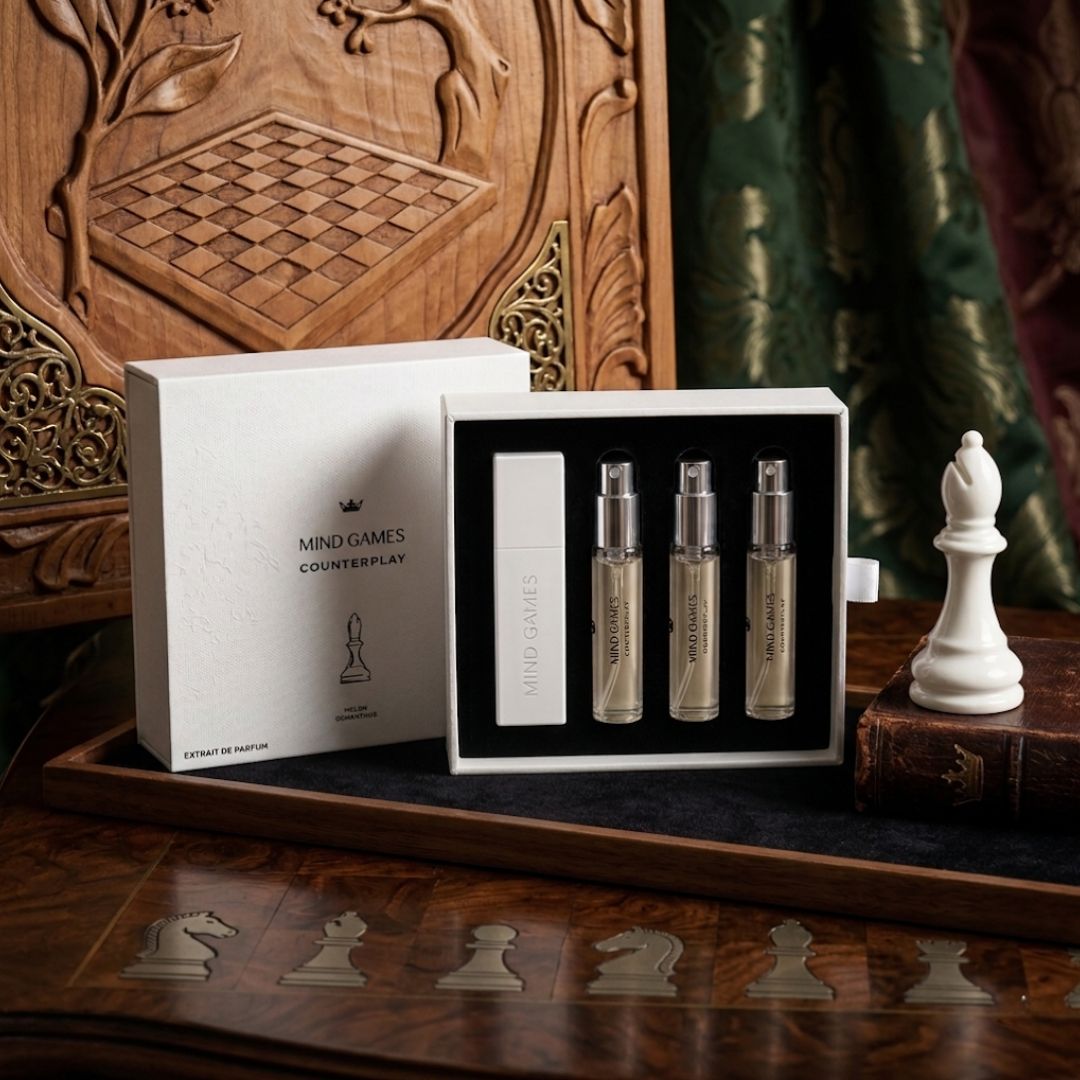 Counterplay Travel Trio by Mind Games, set of three 7.5ml bottles in a collection, ideal for on-the-go gaming and entertainment.