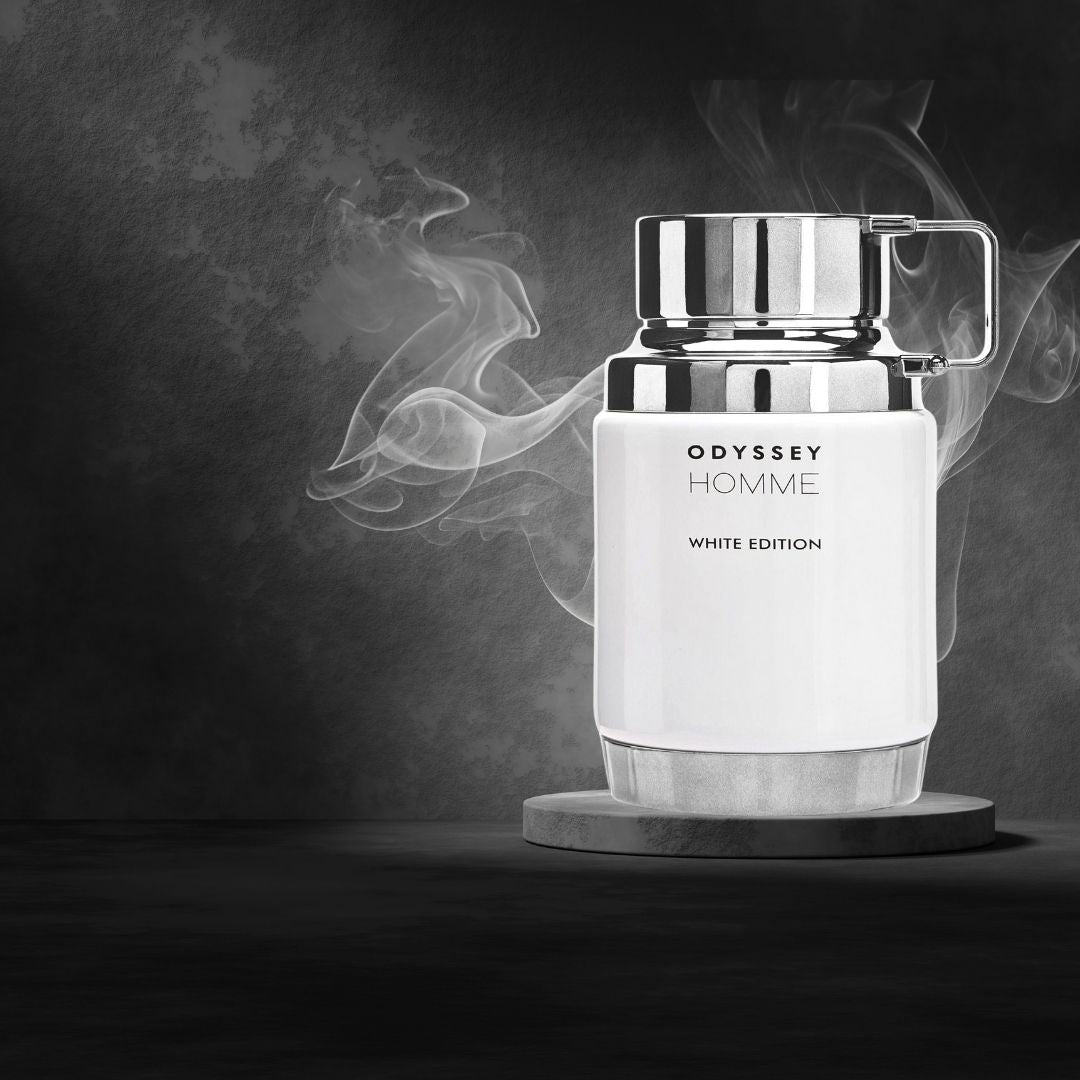 Odyssey Homme White Edition EDP Spray 60ML (2.02 OZ) by Armaf | A Fresh, Zesty Fragrance With Sophisticated Woody Undertones. - Intense Oud