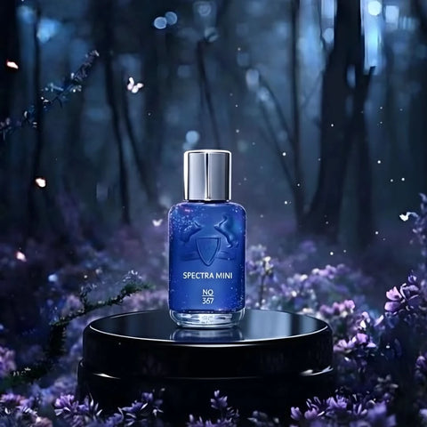 Spectra Mini No. 367 Eau De Parfum Spray 25ml bottle with sleek packaging and clear liquid inside.