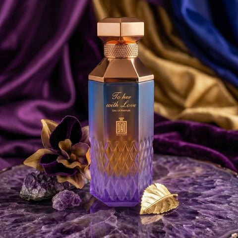 AUCTION To Her With Love Eau De Parfum Spray 100ml (3.4 oz) by Aura by Aura (Velvet Pouch)