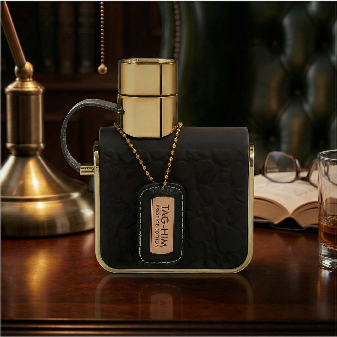 Armaf Tag Him Prestige Edition Eau de Toilette spray bottle 100ml, sleek design with the fragrance label visible.