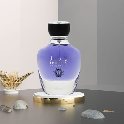 Ibreez Pour Homme EDP Spray 100ML (3.4 OZ) by Rasasi | Long Lasting, Citrusy, Aquatic, Refreshing, Masculine Scent. - Intense Oud