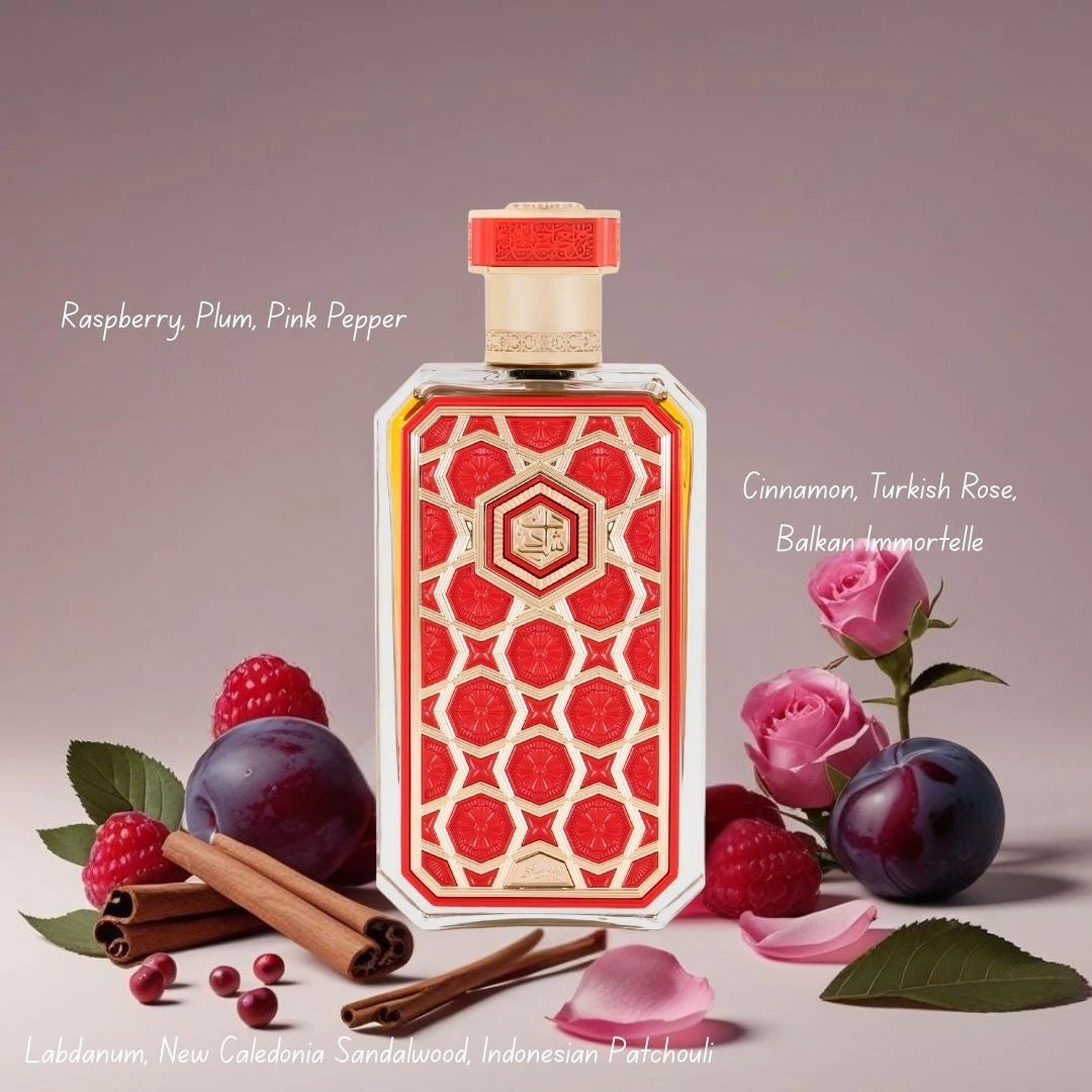 Eklil & Shaden Eau de Parfum Sprays 70ml (2.36 oz) by Rasasi | Bold Spices Meet Fruity Elegance (Bundle) - Intense Oud