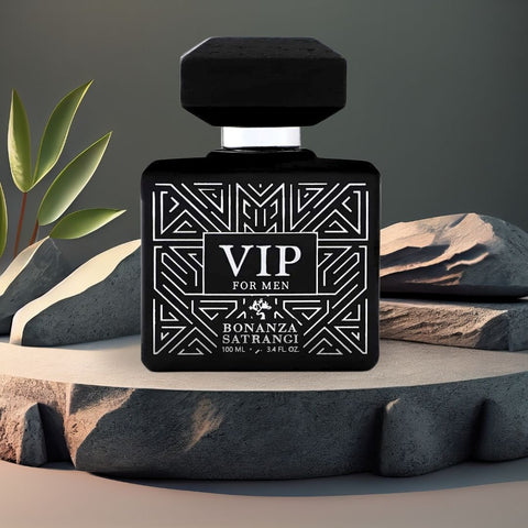 VIP for Men EDP Spray 100ML (3.4OZ) by Bonanza Satrangi | Long Lasting, Refreshing, Floral, Oudy, Musky, Luxurious Fragrances. - Intense Oud