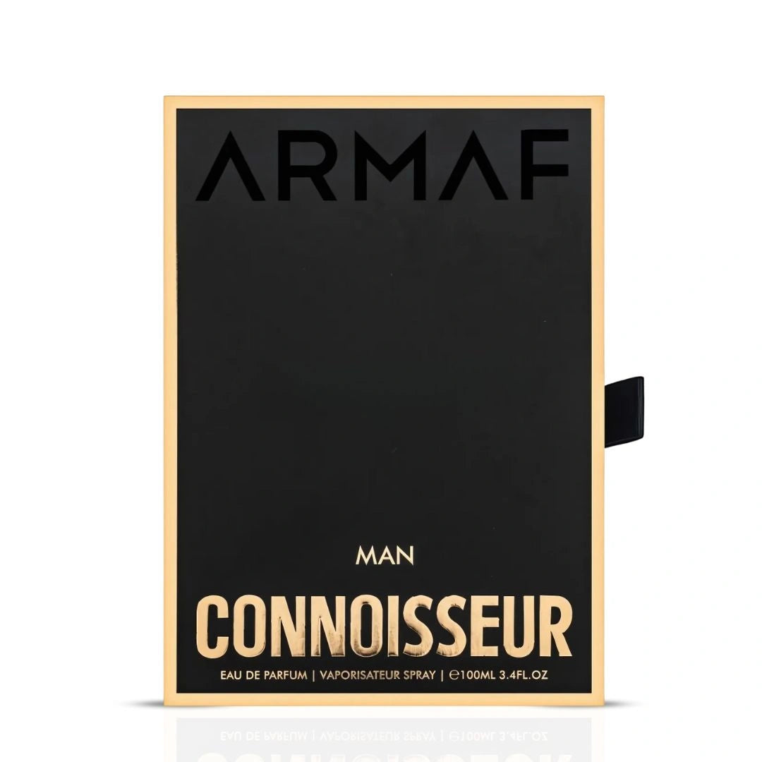 Connoisseur Man Eau de Parfum Spray 100ml (3.4 oz) by Armaf | Crisp Green Apple & Ginger Spark Warmed by Smoky Woods - Intense Oud