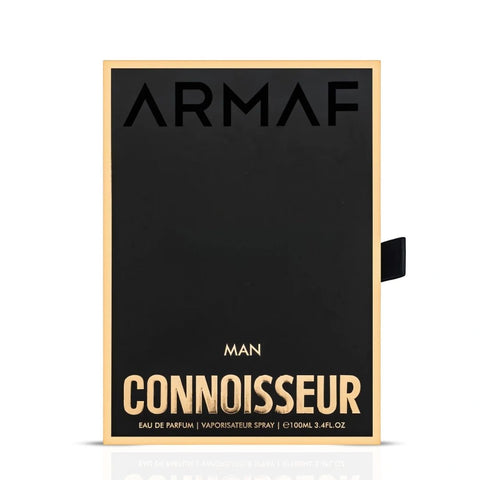 Connoisseur Man Eau de Parfum Spray 100ml (3.4 oz) by Armaf | Crisp Green Apple & Ginger Spark Warmed by Smoky Woods - Intense Oud