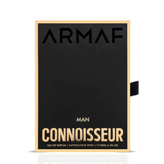 Connoisseur Man Eau de Parfum Spray 100ml (3.4 oz) by Armaf | Crisp Green Apple & Ginger Spark Warmed by Smoky Woods - Intense Oud