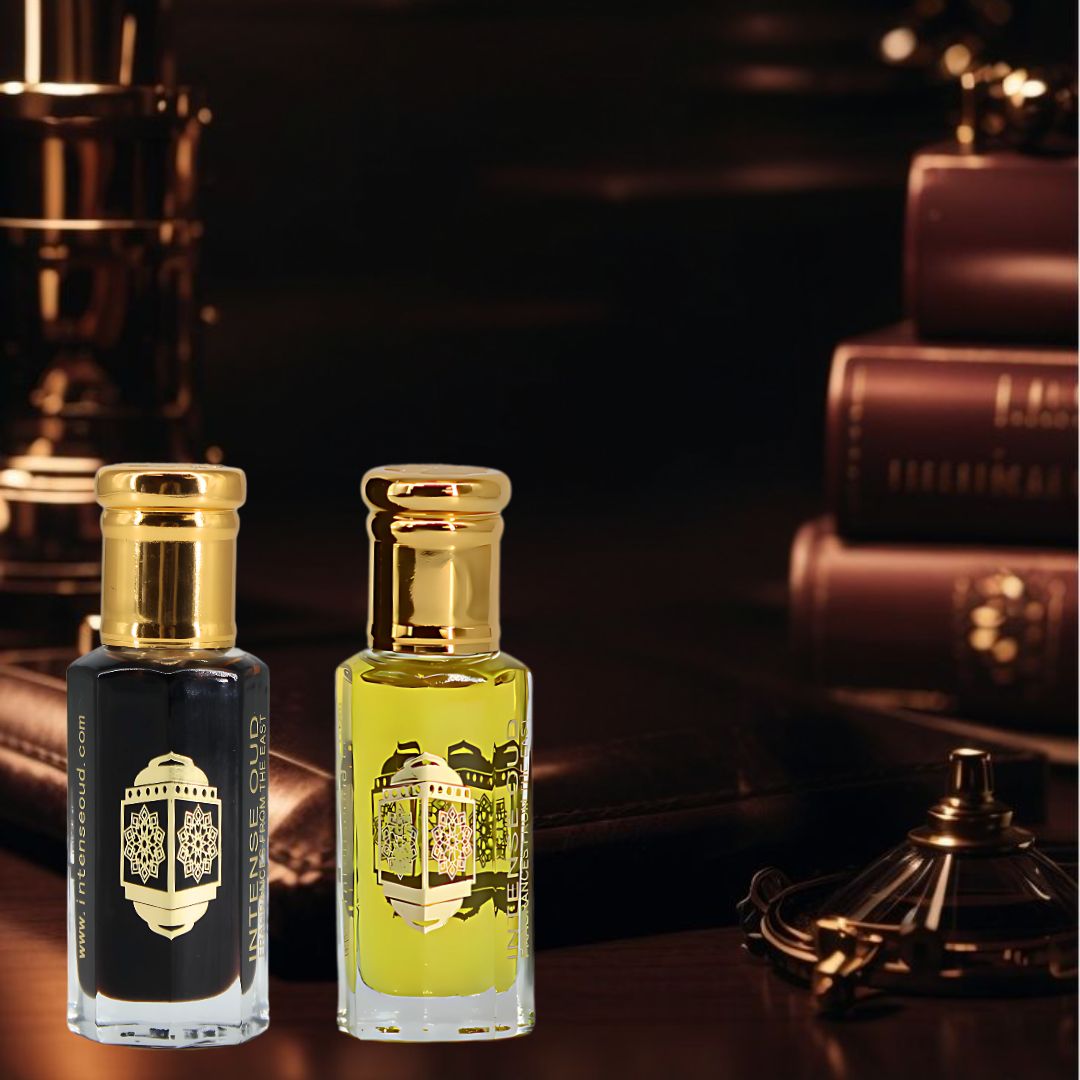 Now Girl & Aphrodisiac Perfume Oils 12ML (0.40 OZ) With Black Gift Box By Intense Oud | A Luxurious, Fruity-Floral Bundle With Creamy Warmth. (Bundle) - Intense Oud
