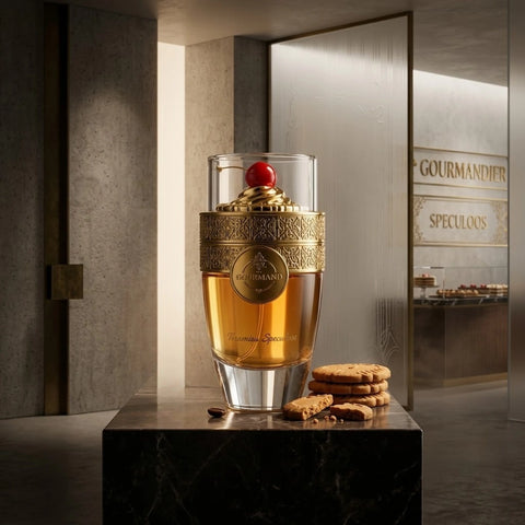 Paris Corner Tiramisu Speculoos Eau de Parfum spray 100ml bottle with elegant packaging and branding.