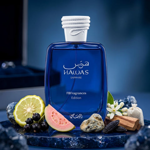 Hawas BOA & Hawas Sapphire Eau De Parfum Spray 100ml (3.38 oz) by Rasasi