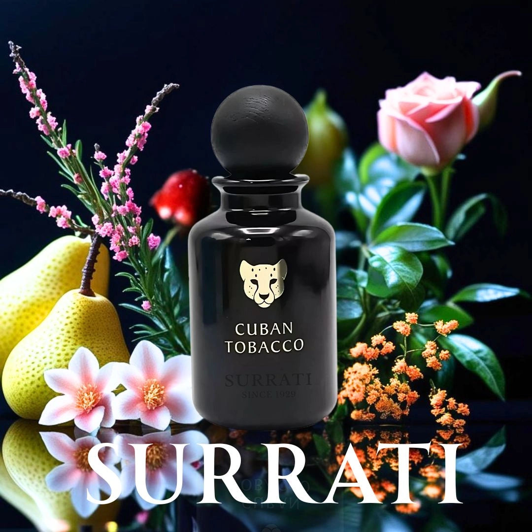 Cuban Tobaco Extrait de Aoud 100ml (3.4 oz) by Surrati | Spiced Florals & Smoky Woods in Perfect Balance - Intense Oud