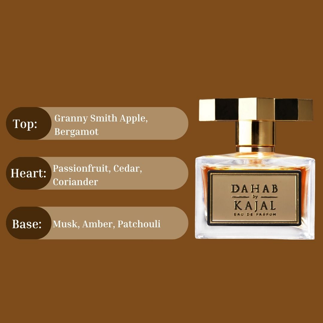 Dahab Eau De Parfum Spray 100ML (3.4 OZ) By Kajal | A Fresh, Fruity Scent With A Warm Finish For A Sophisticated Appeal. - Intense Oud