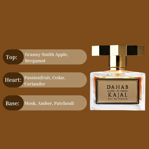 Dahab Eau De Parfum Spray 100ML (3.4 OZ) By Kajal | A Fresh, Fruity Scent With A Warm Finish For A Sophisticated Appeal. - Intense Oud