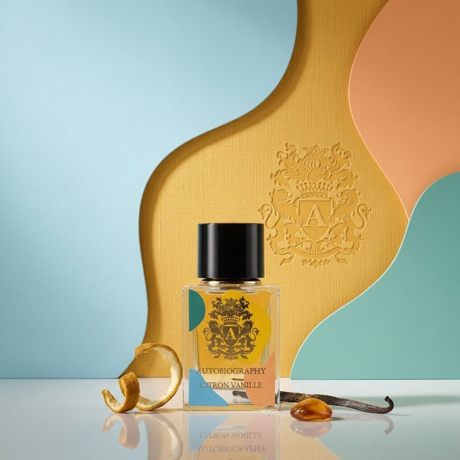 Autobiography Citrone Vanille Eau de Parfum spray by Paris Corner, 65ml bottle with citrus and vanilla notes.