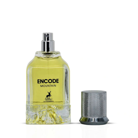 Encode Mountain Eau de Parfum Spray 100ml (3.4 oz) by Maison Alhambra | Masculine Edge With A Refined Finish - Intense Oud