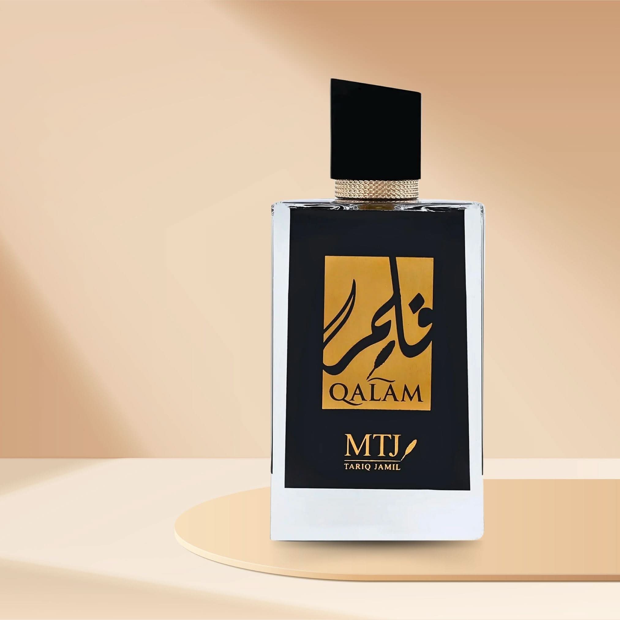 MTJ Qalam EDP Eau De Parfum 100ML spray featuring long-lasting warm spicy, musky, floral unisex scent.