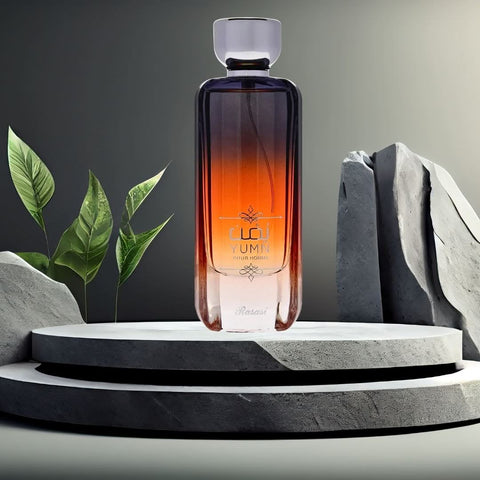 Yumn Pour Homme EDP Spray 100ML (3.38 OZ) by Rasasi | Long Lasting, Warm Spicy, Refreshing, Luxurious Masculine Scent. - Intense Oud