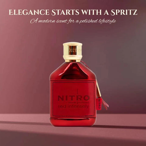 Nitro Red Intensely Extrait de Parfum Spray 100ml (3.4 oz) by Dumont Paris - Intense Oud