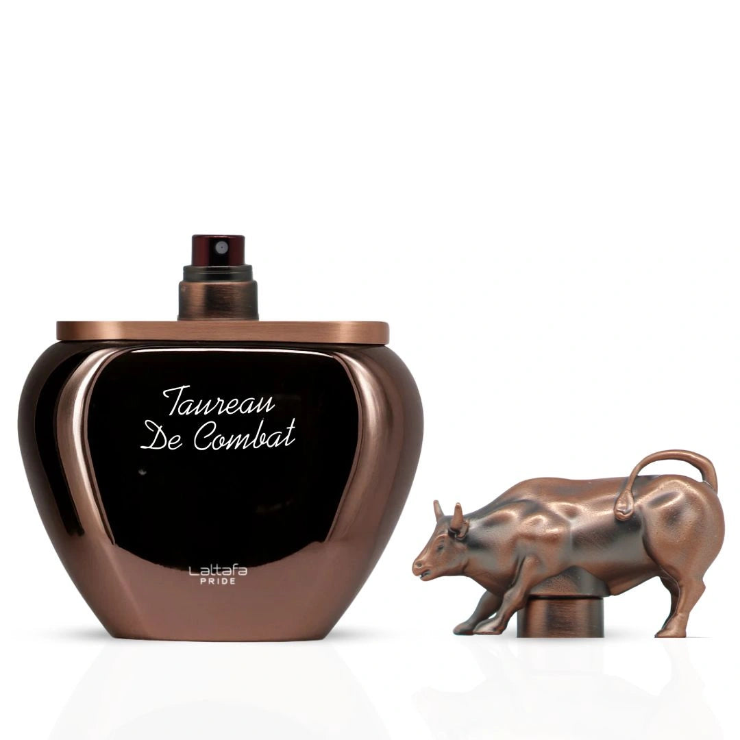 Taureau De Combat Eau de Parfum Spray 100ml (3.4 oz) by Lattafa Pride | A Bold Statement in Every Note - Intense Oud