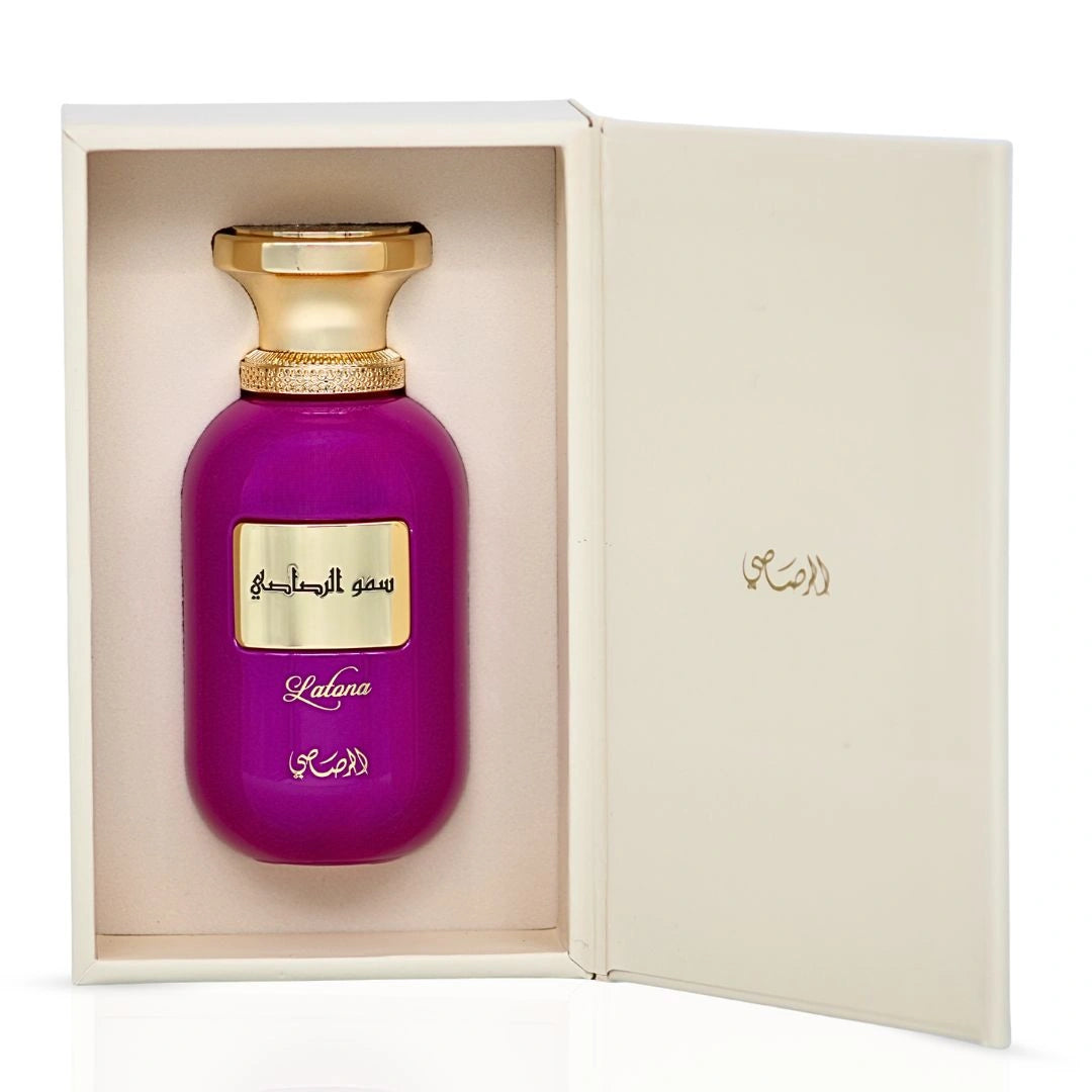 Somow Al Rasasi Latona Eau de Parfum Spray 100ml (3.4 oz) by Rasasi | Luxurious Fruity Floral Fragrance with Lasting Depth - Intense Oud
