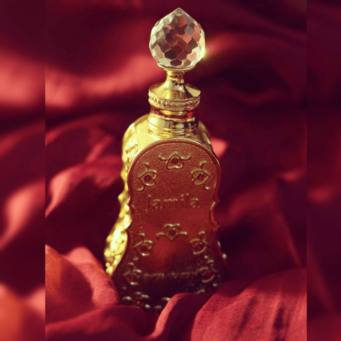 Jamila for Women Perfume Oil - 15 ML (0.5 oz) by Swiss Arabian (BOTTLE WITH VELVET POUCH) - Intense oud