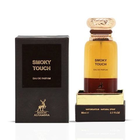 Smoky Touch Eau de Parfum Spray 80ml (2.7 oz) by Maison Alhambra | Smoky Indulgence With A Gourmand Heart - Intense Oud