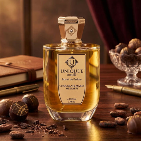 Chocolate Makes Me Happy Extrait  de Parfum Spray 100ml (3.4 oz) by Unique'e Luxury