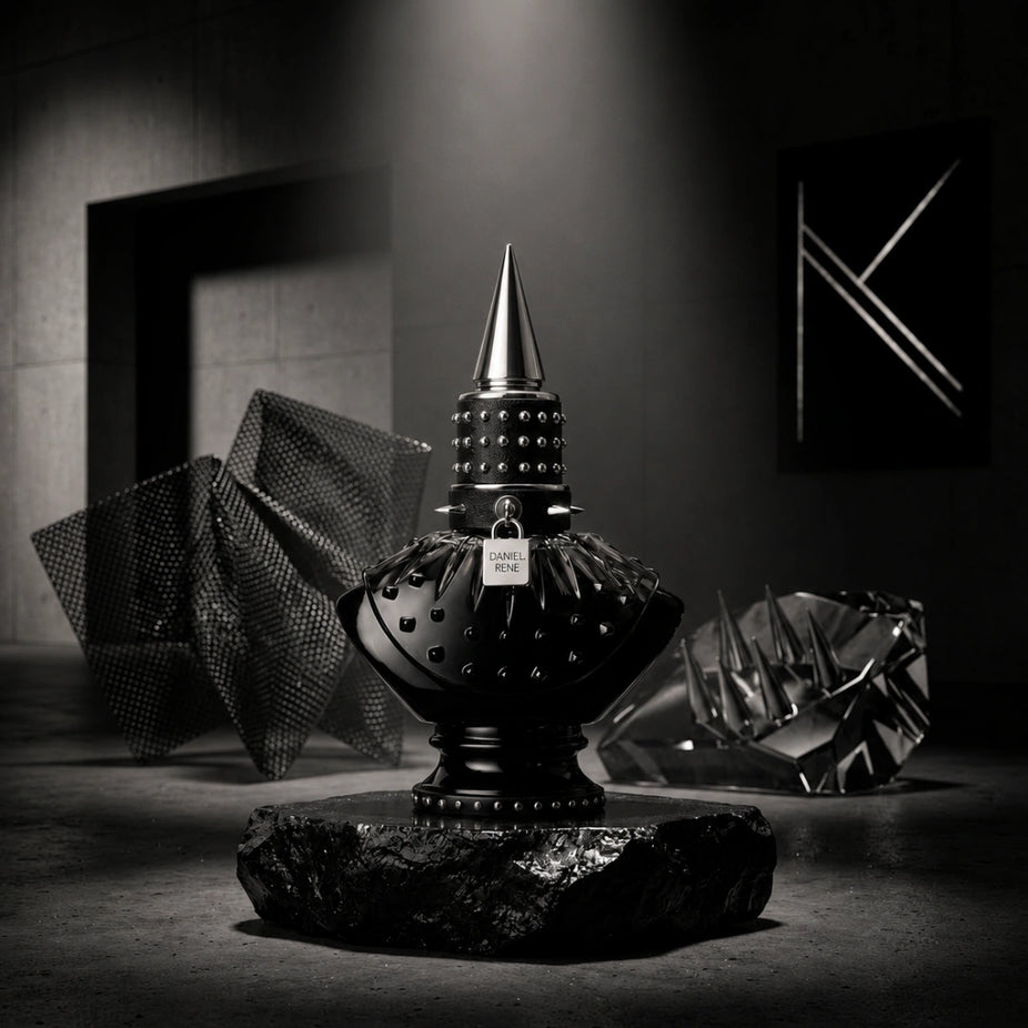 Midnight Sin Eau de Parfum Spray by Paris Corner, 100ml bottle with sleek black packaging and elegant design.