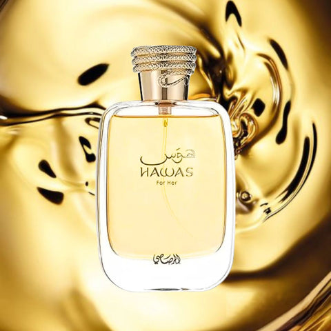Hawas Ice For Men & Hawas For Women - EDP Sprays 100ML (3.4 OZ) By Rasasi | Long Lasting, Exquisite Scent, Luxurious Fragrances. (LUXURIOUS BUNDLE) - Intense Oud