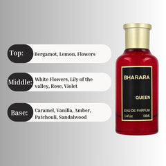 Bharara Queen EDP Spray 100ML (3.4 OZ) by BHARARA | Long Lasting, Floral, Timeless, Feminine Fragrances. - Intense Oud