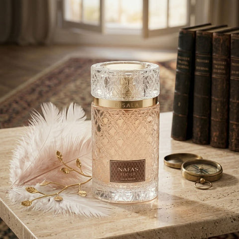 Nafas Feather Eau De Parfum Spray 100ml (3.4 oz) By Elite Risala (Velvet Pouch)