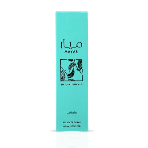 Mayar Natural Intense All Over Spray 150ml (5.07 oz) by Lattafa | A Vacation in Every Spritz - Intense Oud