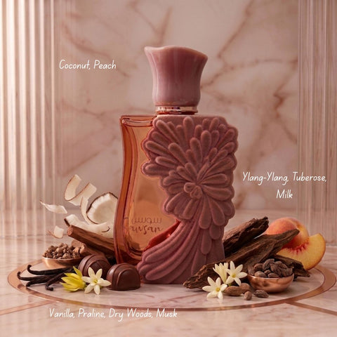 Sawsan & Maha Eau de Parfum Sprays 100ml (3.4 oz) by Ard Al Zaafaran (Bundle)