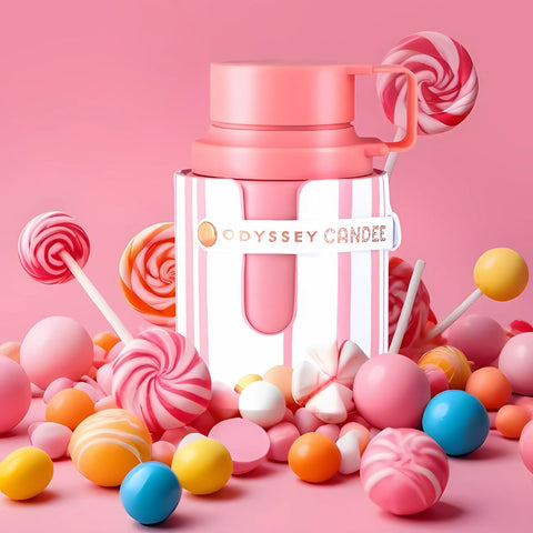 Odyssey Dubai Chocolat Gourmand Edition & Odyssey Candee Special Edition Eau De Parfum Sprays 100ML (3.4 OZ) by Armaf | A Sweet & Playful Bundle of Gourmand Indulgence & Fruity Charm (Bundle) - Intense Oud