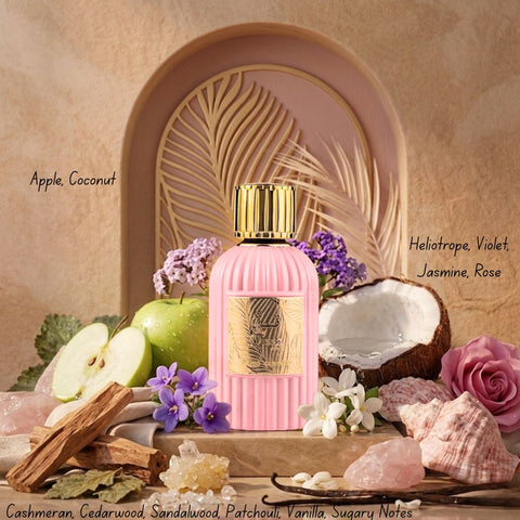 Qissa Gala & Qissa Pink Eau de Parfum Sprays 100ml (3.4 oz) by Paris Corner (Bundle)