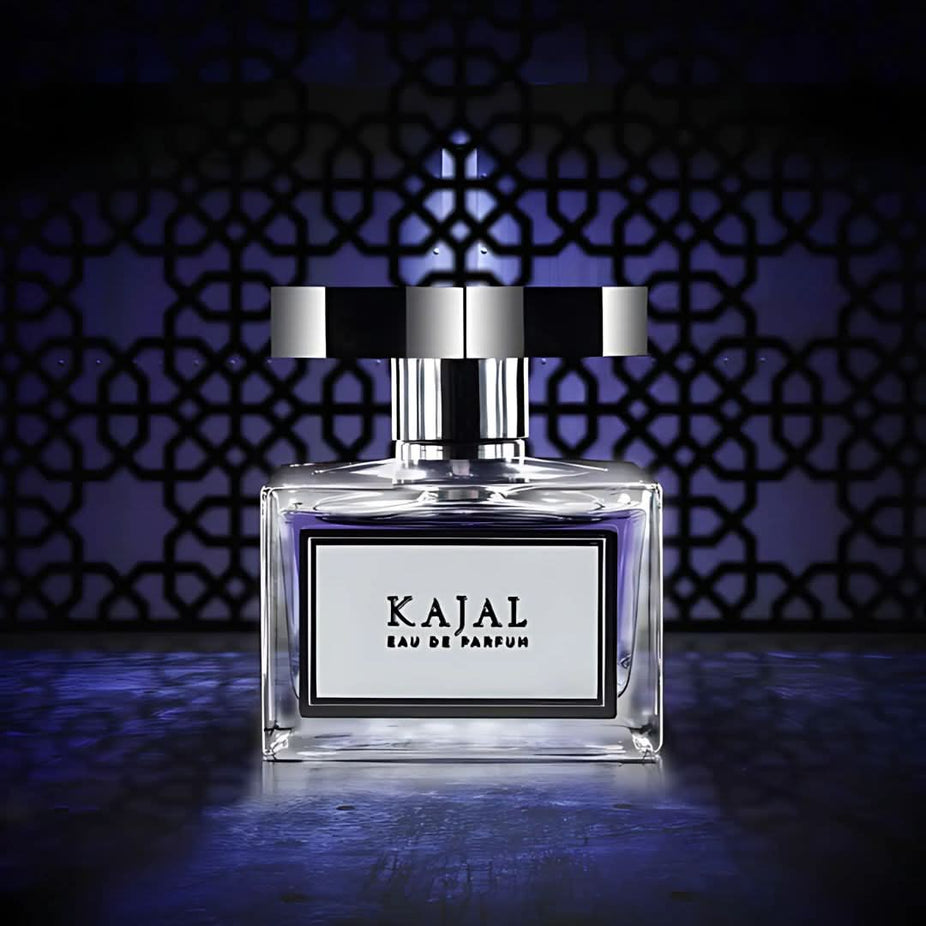 Kajal Eau de Parfum Spray 100ml bottle with sleek design, showcasing the elegant Kajal EDP fragrance for women.