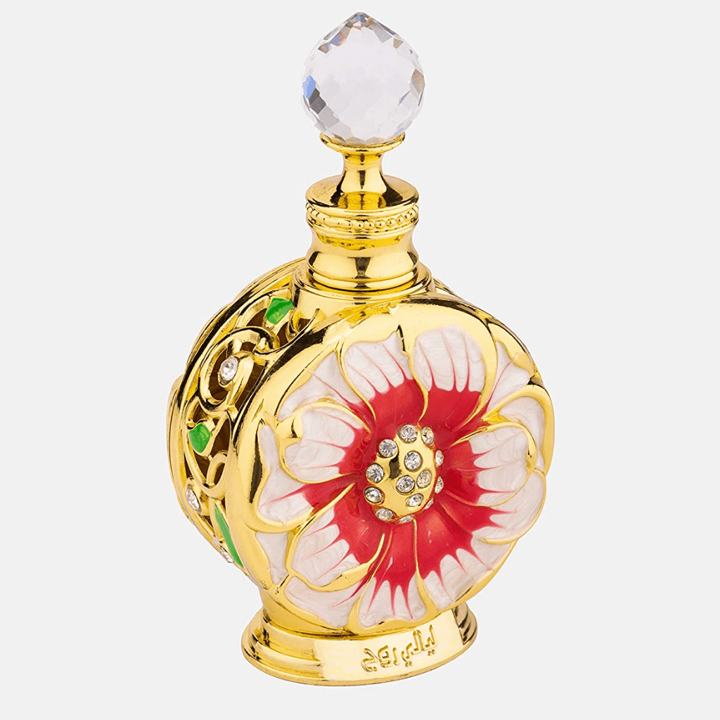 Layali Rouge for Women Perfume Oil-15ML by Swiss Arabian (VELVET POUCH BOTTLE) - Intense oud