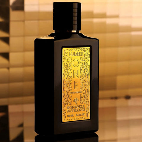 Number One Pour Homme EDP Spray 100ML (3.4 OZ) by Bonanza Satrangi | Long Lasting, Citrusy, Spicy, Musky, Luxurious Fragrance. - Intense Oud