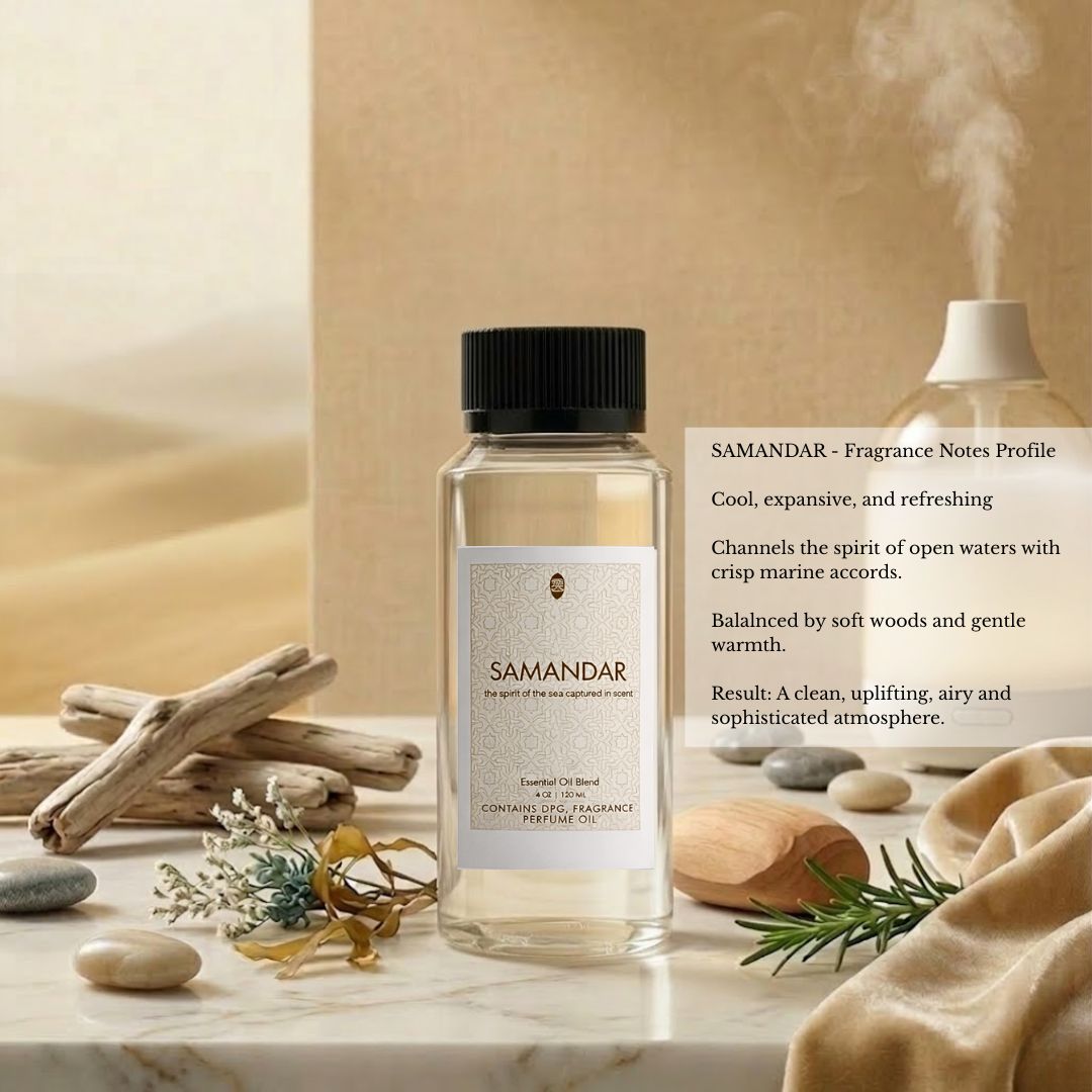 Intense Oud Intense Essential Oils Classic gift set with five concentrated perfume oils in elegant bottles.