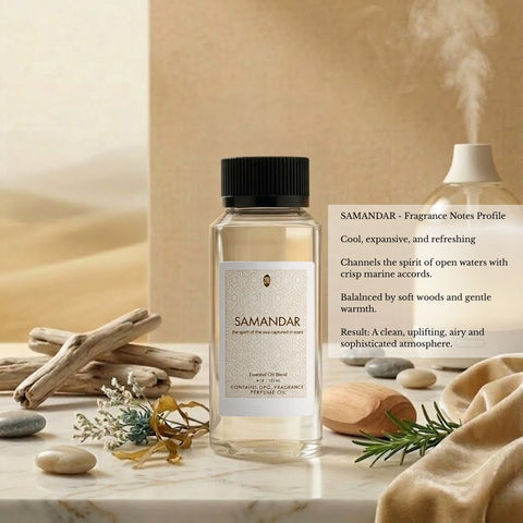 Intense Oud Intense Essential Oils Classic gift set with five concentrated perfume oils in elegant bottles.