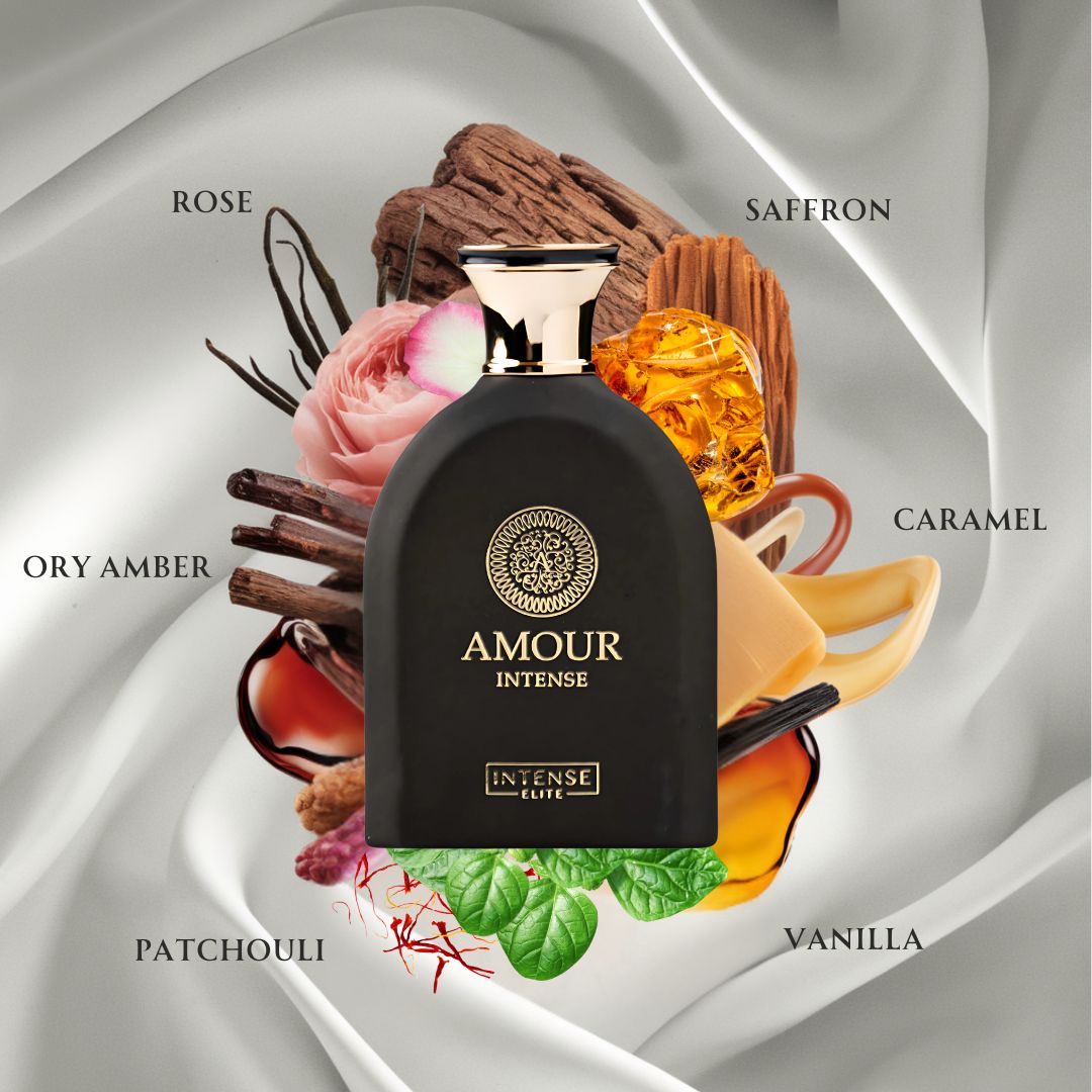 AMOUR Intense EDP - Eau De Parfum 100 ML (3.4 Oz) I By Intense Elite - Intense Oud