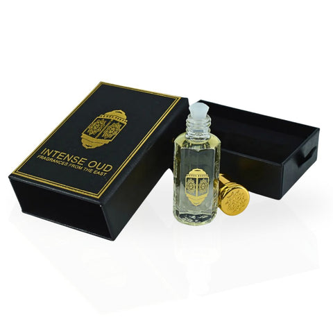 Woody Vanilla Perfume Oil 12ML (0.40 OZ) With Black Gift Box By Intense Oud | Sweet vanilla, Soft Sandalwood & Rich Oud. - Intense Oud
