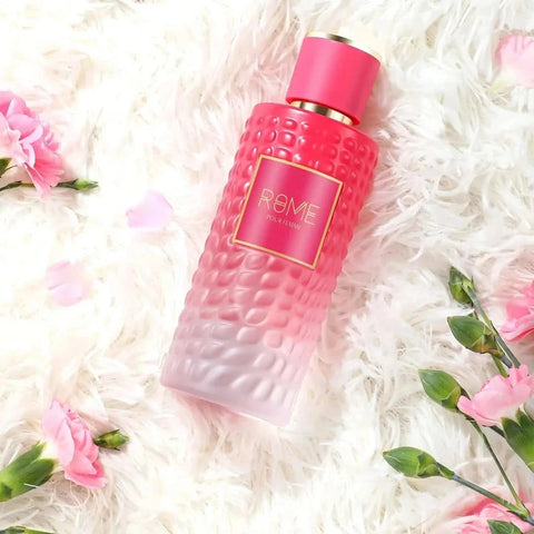 Rome Pour Femme Eau De Parfum Spray by Mast Perfume, 100ml bottle with elegant packaging and a floral fragrance design.
