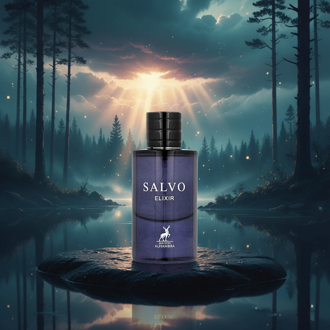 Salvo Elixir Eau de Parfum Spray 60ml (2.02 oz) by Maison Alhambra - Intense Oud
